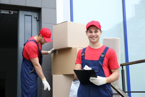 Removal team preparing for a same-day move in Hammersmith