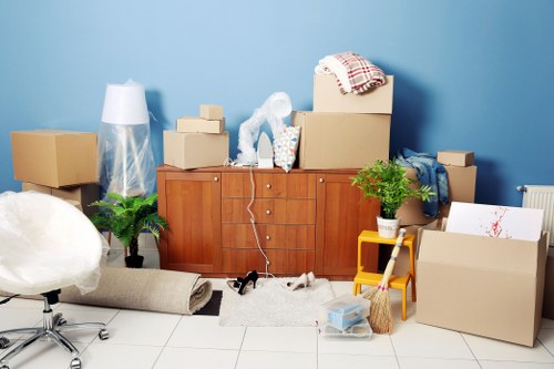 Office relocation planning in a busy Hammersmith commercial area