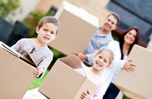 Local movers handling a careful loading process in Hammersmith