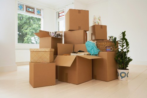 Local removals van supporting a student relocation around Hammersmith