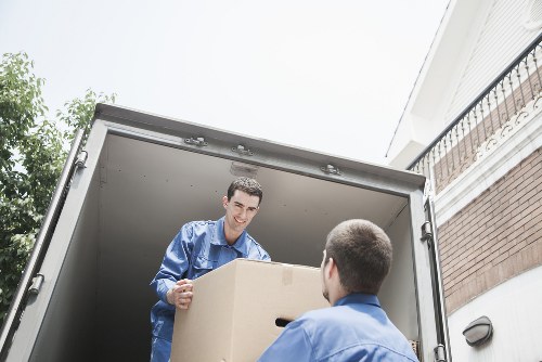 Items separated for recycling and reuse before transport