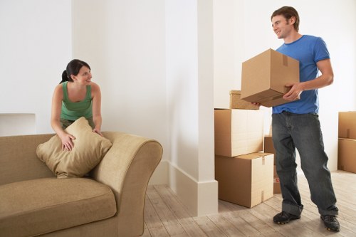 Careful packing and loading for a local flat move in Hammersmith